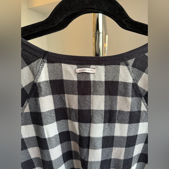 Victoria's Secret Plaid Pajamas Long Sleeve Long Pants Size Medium or Small - Picture 5 of 16